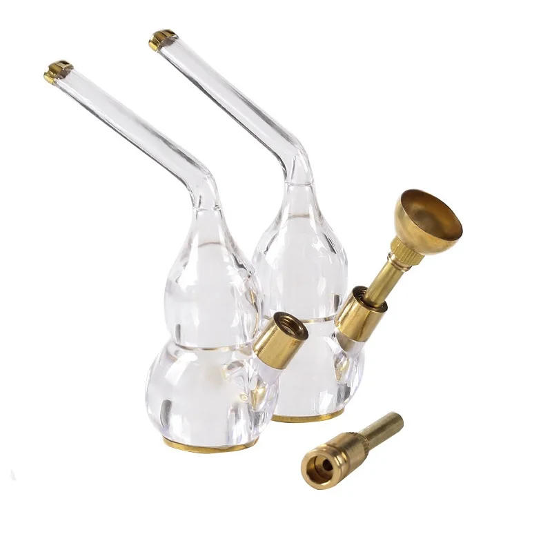 Description Picture 4 of itemCigarettes&Tobacco Smoking Pipe Water Filter Acrylic Hookah Set with Metal Grass Bowl Cigarette Holder Herb Smoke Accessories