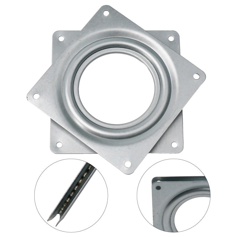 Description Picture 3 of item360 Degree Stand Small Turntable Bearing Rotating Swivel Plate Rotation Plate Desk Table Lazy Susan Ball  Swivel Plates