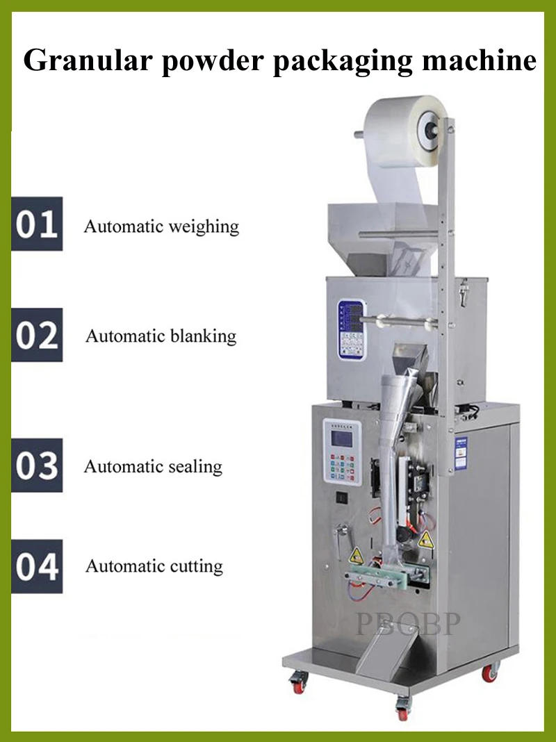 Description Picture 4 of itemPBOBP Quantitative Weighing Dispensing Machine Food Packer for Granular Materials Medicinal Powder Packaging Filling Machine