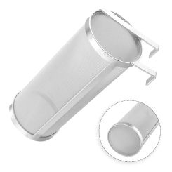 Beer Brewing Hop Spider Mesh Filter Strainer Stainless Steel Portable Homemade Brew Beer Hop Mesh Filter Strainer With Hook