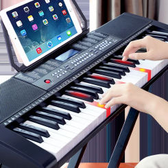 Adult Electronic Piano Musical Keyboard 61 Keys Beginner Professional Children's Electronic Organ Flexible Digital Pianos Offer