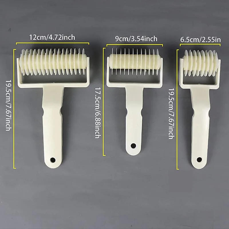 Description Picture 4 of itemCreative Baking Tools Plastic Roller Mesh Cutter L/M/S Grid Pattern For Pastry Dough Fondant Pizza Cakes Pies Kitchen Supplies