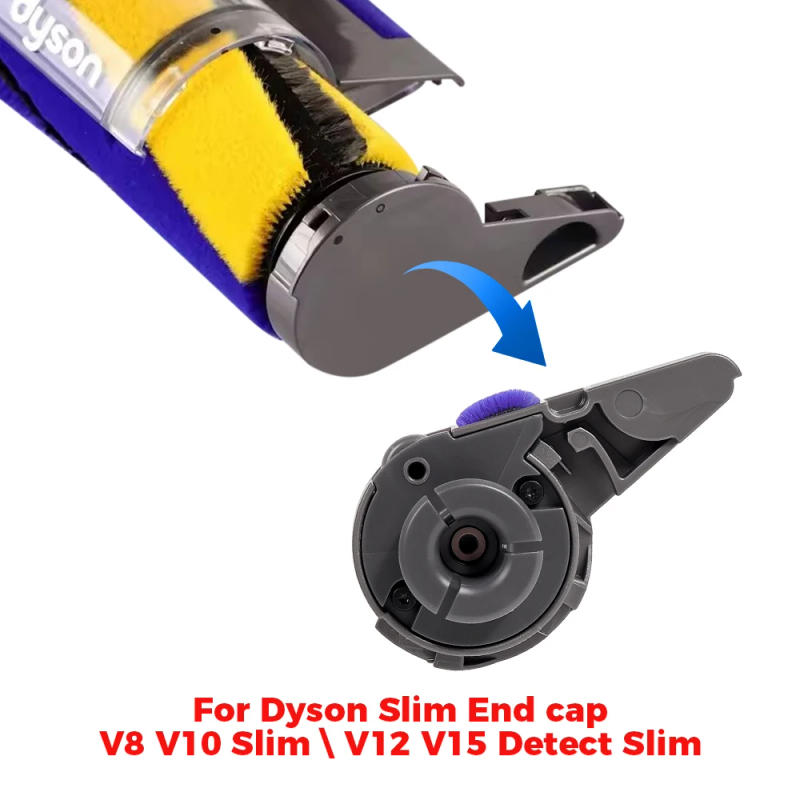 Description Picture 4 of itemRoller Brush Bar End Cap Cover Accessories For Dyson V8 V10 Slim V12 V15 Detect Slim Vacuum Cleaner End Cap Left Side CoverPart