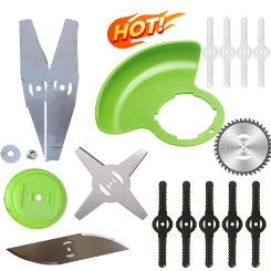 Metal Saw Blade Plastic Cover Locking Nut Washer Set For Lawn Mower Grass String Trimmer Garden Power Plastic Cover Tool Parts