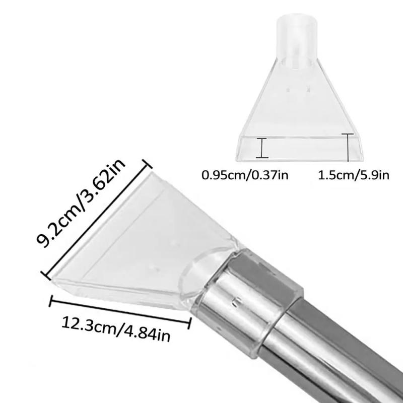 Description Picture 6 of itemCarpet Cleaning Extraction Nozzle PVC Universal Vacuum Extractor Suction Head Vacuum Cleaner Accessories Suction Head Brush Head