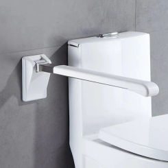 Wall Elderly Fixed Grab Bar Toilet Support Stainless Disabled Handle Punch-Free Folding Handrail Bathroom Accessories