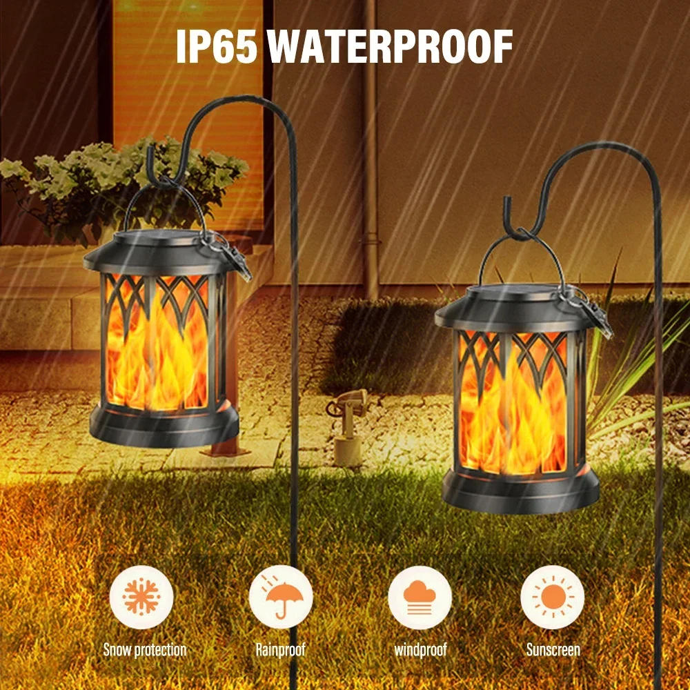 Description Picture 6 of itemSolar Flame Light Outdoor Waterproof Garden Lights Flame Lamp Hanging Lantern Yard Landscape Lamp Decorative Light