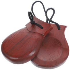 Large Stemless Castanets Traditional Spanish Castanets Flamenco Dance Castanets Percussion Instrument durable Spain dancing tool