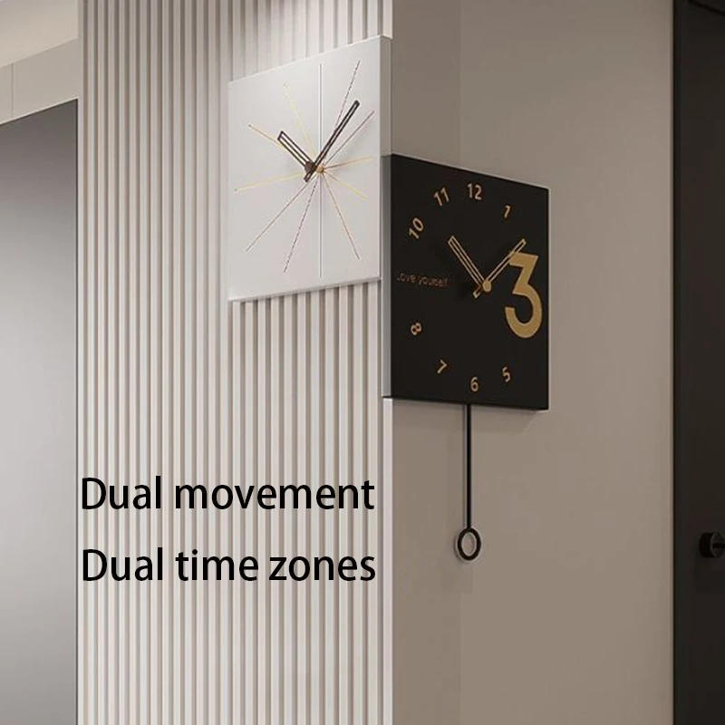 Description Picture 5 of itemLuxury Wall Clocks Elegant Nordic Interior  Wall Adhesive Watch Unique Luminous Clocks Noiseless Living Room Clock Decoration