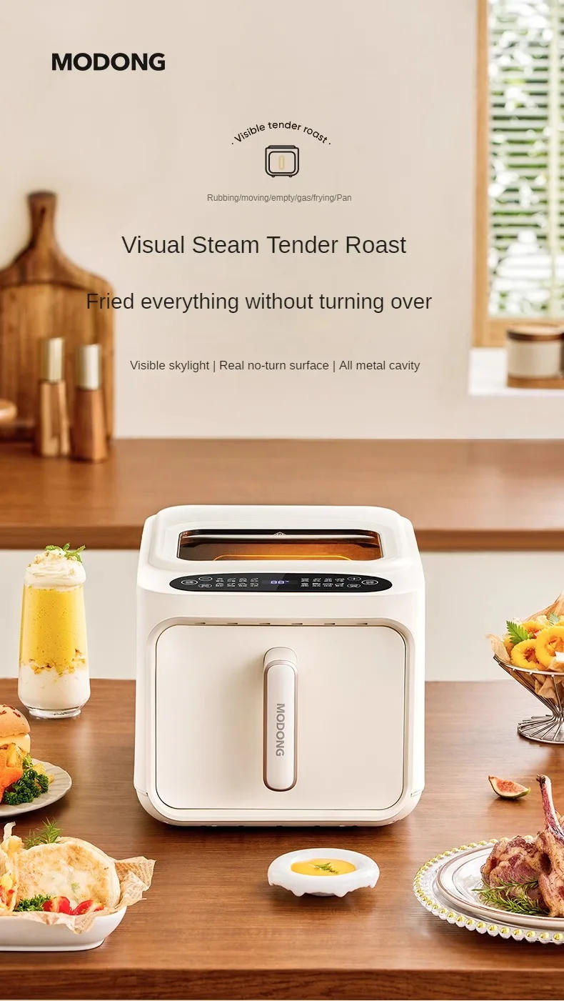 Description Picture 2 of itemAir Fryer Smart  Visual No-turn-over Household 6L Large-capacity Multi-functional Air Fryer Oven Two-in-one