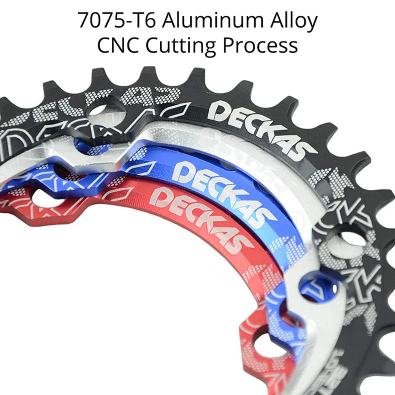 Description Picture 4 of itemDECKAS 104 BCD Chainring 32T 34T 36T 38T Round Narrow Wide 104BCD Chain ring 34 32 Teeth Mtb Bike Coroa Single Speed 12V 11V