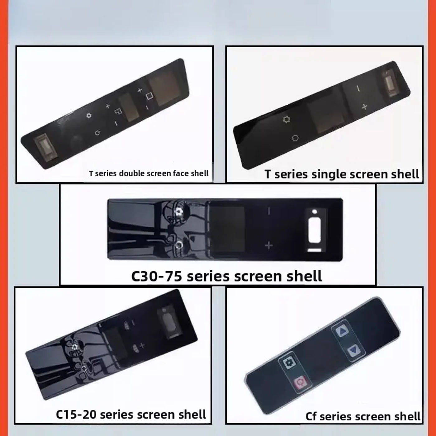 Description Picture 2 of itemFor alpicool Car Refrigerator Operation Surface Cover Main Board Shell Branch C123567TCFTA Screen Shell Parts Repair Keypad