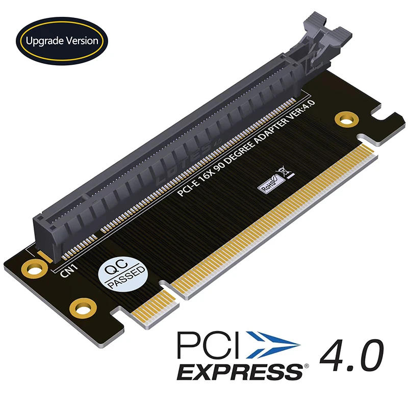 Description Picture 3 of itemPCI Express 4.0 16X Riser Card PCI-E to PCI-E 16X Slot 90 Degree Connectors High Speed PCIE X16 Convert Adapter for 1U 2U Server