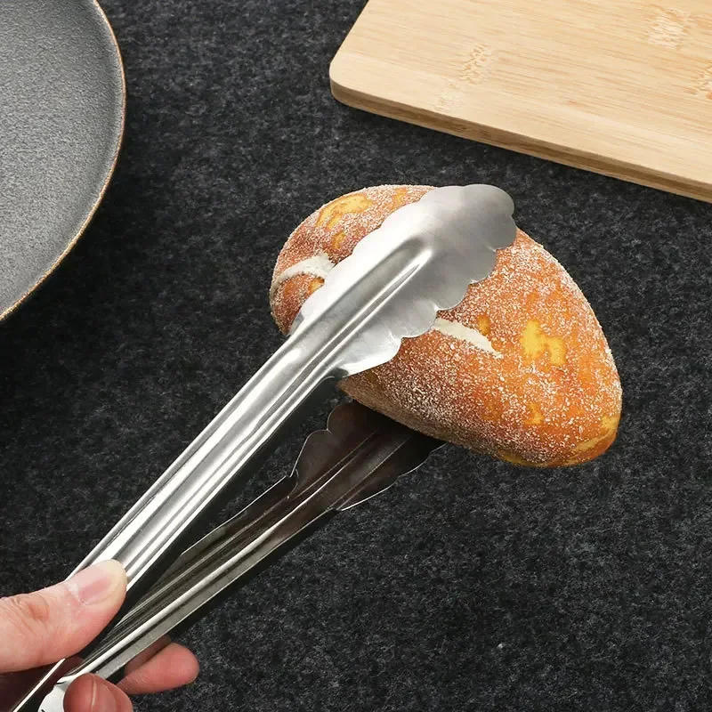 Description Picture 3 of itemStainless Steel Kitchen Food Tongs Household Products Cooking Utensils Cookware Bbq Assesories Grill Accessories Buffet Bread