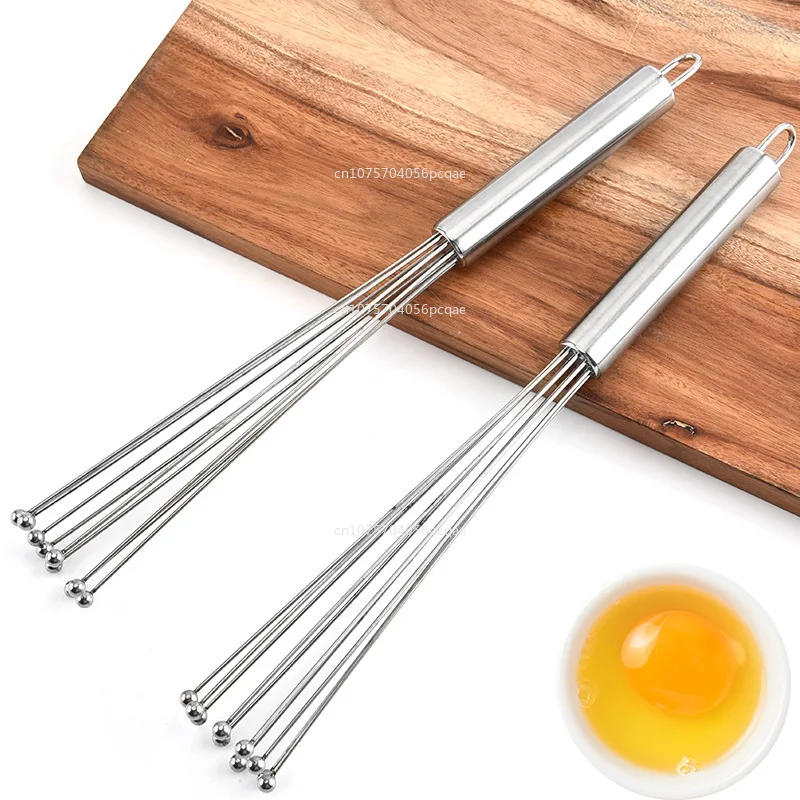 Description Picture 3 of itemStainless Steel Egg Stirring Rod Whisk Manual Butter Butter Flour Mixing Kitchen Mixer Baking Tools Cooking Tools