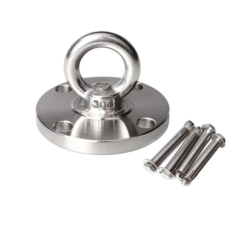 Description Picture 4 of itemSUS304 Suspension Hook Wall Ceiling Mount Hanger Bracket for Gym Suspension Straps Yoga Swing Trapeze hanging Chair Boxing Bag