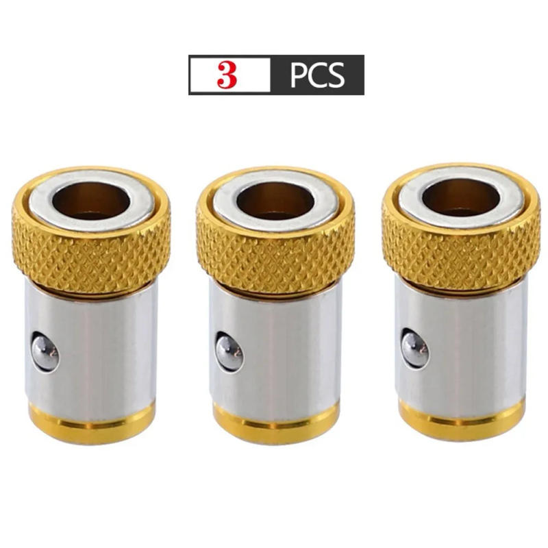 Description Picture 5 of item3pc Magnetic Bit Holder Alloy Electric Magnetic Ring Screwdriver Bit Head Strong Non-slip Magnet Ring For Phillip Bit Magnetizer
