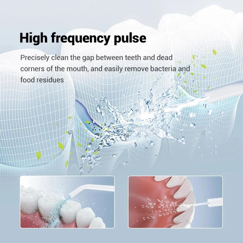 Description Picture 6 of itemXIAOMI mijia Oral Irrigator Tooth Portable Electric Water Flosser USB Rechargeable Cleaning Device 3 Modes IPX7 Waterproof