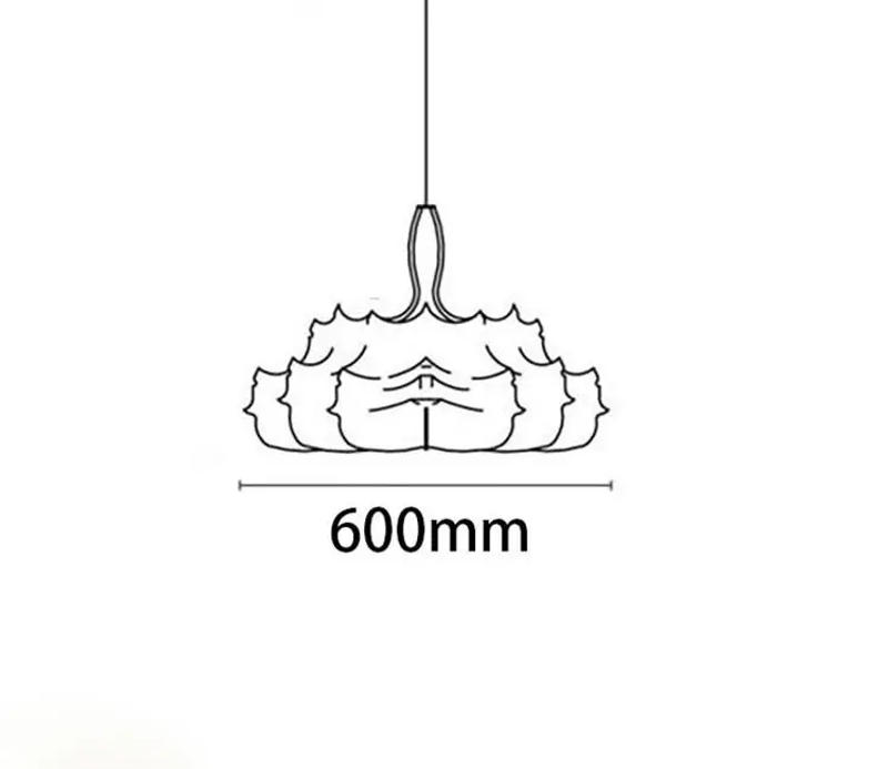 Description Picture 4 of itemItalian Designer's Creative Silk Pendant Lamp Modern Simple Bedroom Chandelier French Living Room Tea Room Art Lighting Fixture