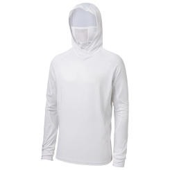 Bassdash UPF 50+ Men’s Long Sleeve Fishing Shirt with Mask UV Neck Hoodie