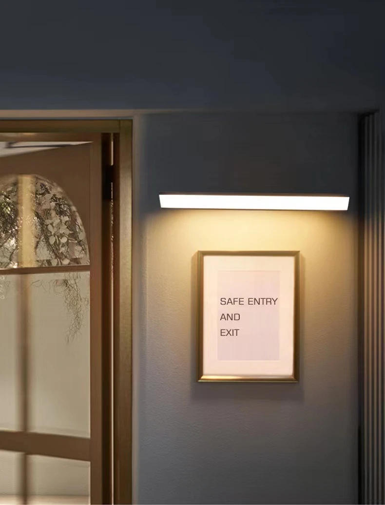 Description Picture 6 of itemIP65 Waterproof Wall Lamp Outdoor Garden Decoration Long Strip Exterior Line LED Light External Wall Washer Modern Nordic Sconce