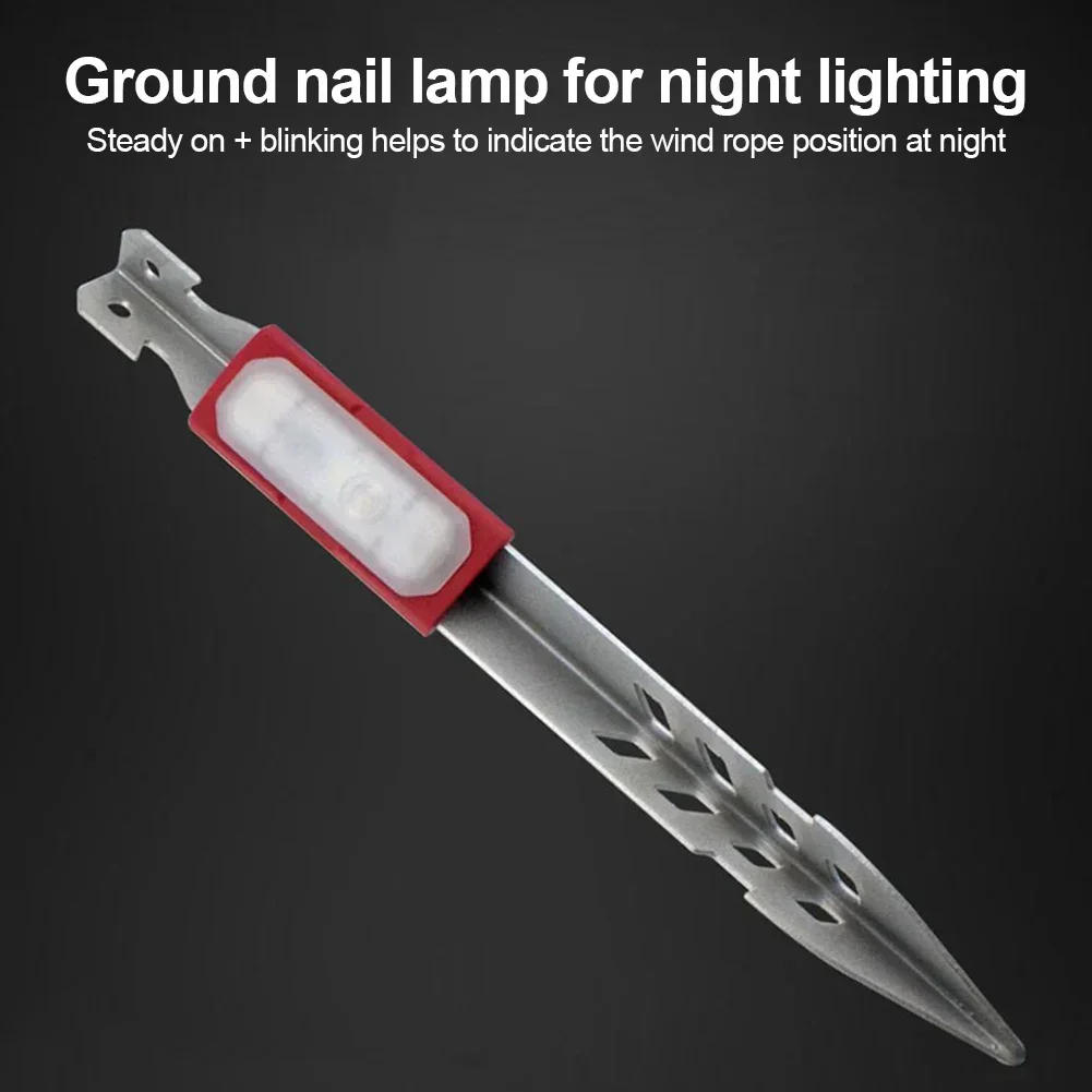 Description Picture 3 of itemMultifunctional Outdoor Camping Night LED Lighting Tent Spike Light Night Warning Waterproof Anti-Drop Tent Nail