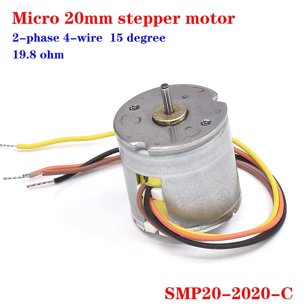 Description Picture 2 of item160pcs NMB SMP20-2020-C 20BY DC 12V-24V Mini 20mm 2-phase 4-wire Stepper Motor Strong Magnetic Micro Stepping Motor 1.5mm Shaft