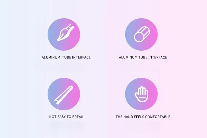 Description Picture 3 of itemGradient Smudge Nail Brush Art Brushes for Manicure Uv Gel Polish Draw Paint Wooden Pen Nail Tools Accesoires Set