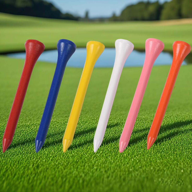 Description Picture 3 of item100pcs Multicolor Wood Golf Tees 42mm54mm70mm 83mm4 Sizes Golf Sport Accessories