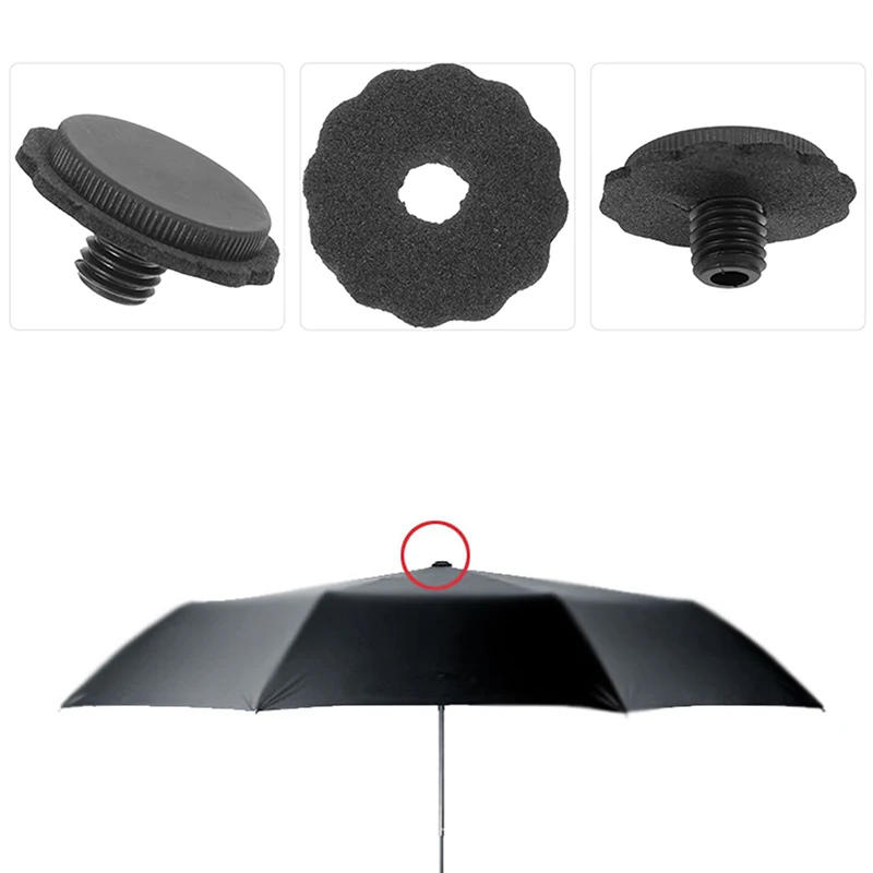 Description Picture 3 of item4pcs Folding Umbrella Cane Umbrella Cap Tip Folding Sun Umbrella Accessories Replacement Umbrella Tip Protector Umbrella Repair