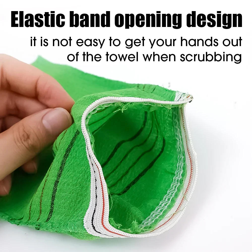 Description Picture 6 of itemExfoliating Bath Towel Japan Washcloth Body Massage Scrub Shower Towel SPA Portable Grain Brush Peeling Dead Skin Gloves Adults