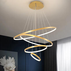 Modern Led Chandeliers Villa Living Bedroom restaurant Home Indoor Lighting Decor Pendant Lights Wrought Iron Ceiling Chandelier