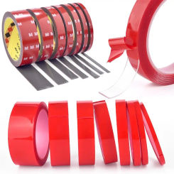 3Meters Transparent Gray Acrylic Double Sided Tape Heavy Duty Nano Tapes Traceless Washable Adhesive Sticker Clear Sticky