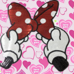 Sequins Bowknot Brand Iron On Patches For Clothes Sew-on Embroidered Patch Motif Applique Deal With It Clothing On Sale