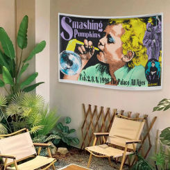 The Smashing Pumpkins Tapestry Rock Band Wall Hanging Modern Home Decoration Personalized Gift Bedroom Dormitory Background