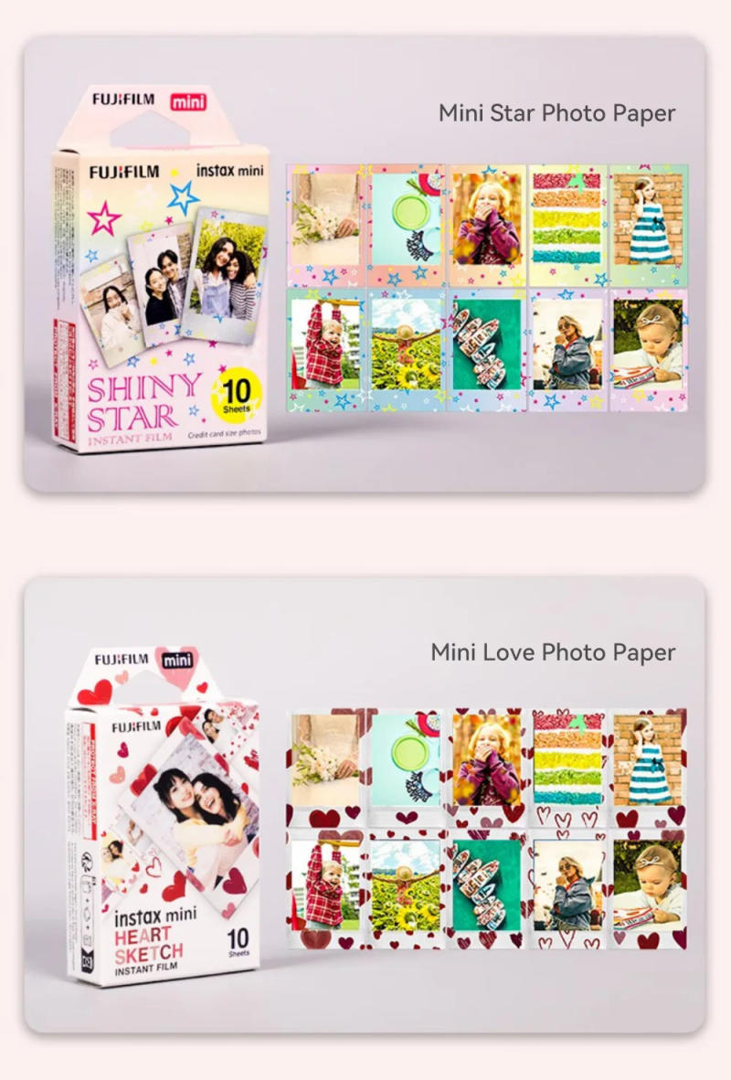 Description Picture 5 of itemOriginal Fujifilm Instax Mini 12 11 Film Photo Paper various styles For 9 SP2 70 7cs 8 11 25 90 50 Camera Lomo liplay link