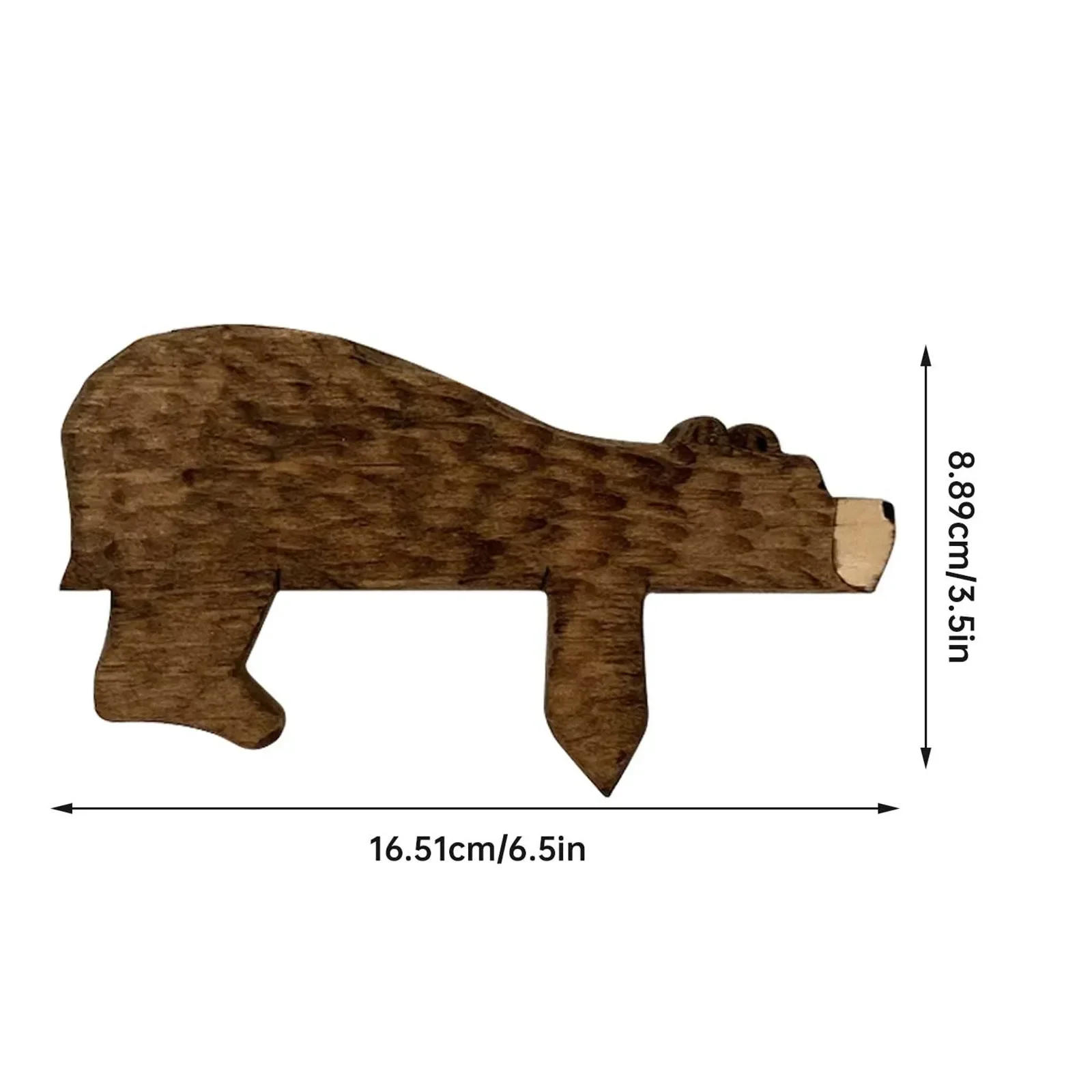 Description Picture 5 of itemWooden Bear Door Topper Door Sculpture In Your Corner Creative Figurines Statue Home Art Wall Home Decor Miniatures