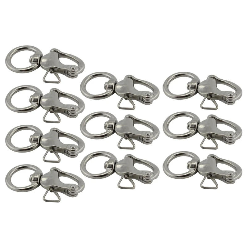 Description Picture 4 of itemY1UB 10pcs Stainless Steel Rigging Sailing Fixed Bail Shackle Fixed Eye Hook Sailboats Sailing Boats Yacht Outdoor