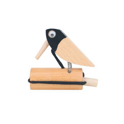 Orff Musical Instruments Natural Wooden Traditional Bird Rattles Clappers Castanets Educational Toys Gifts Percussion for Kids