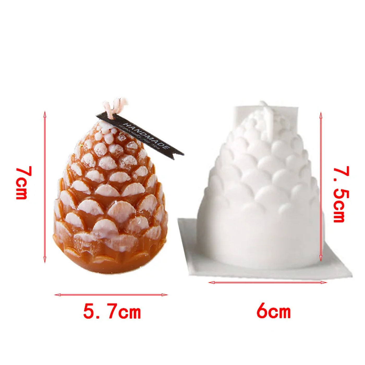 Description Picture 6 of itemChristmas Bow Gift Box, Candle Mold, DIY Gift Box, Candle Mold, Silicone Drip Plaster, Sugar Flipping Mold, Candle Mold