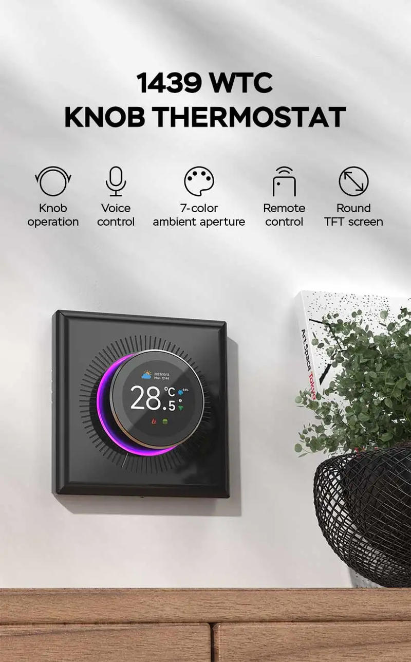 Description Picture 2 of itemEARU Tuya WiFi Smart Knob Temperature Controller Digital Display Electric Floor Heating Water Gas Boiler for Alexa Google Home