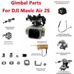 Genuine Gimbal Roll/Yaw Motor for DJI Mavic Air 2S Camera Lens Frame Signal Cable Lower Arm/Bracket Limit Cover Spare Parts