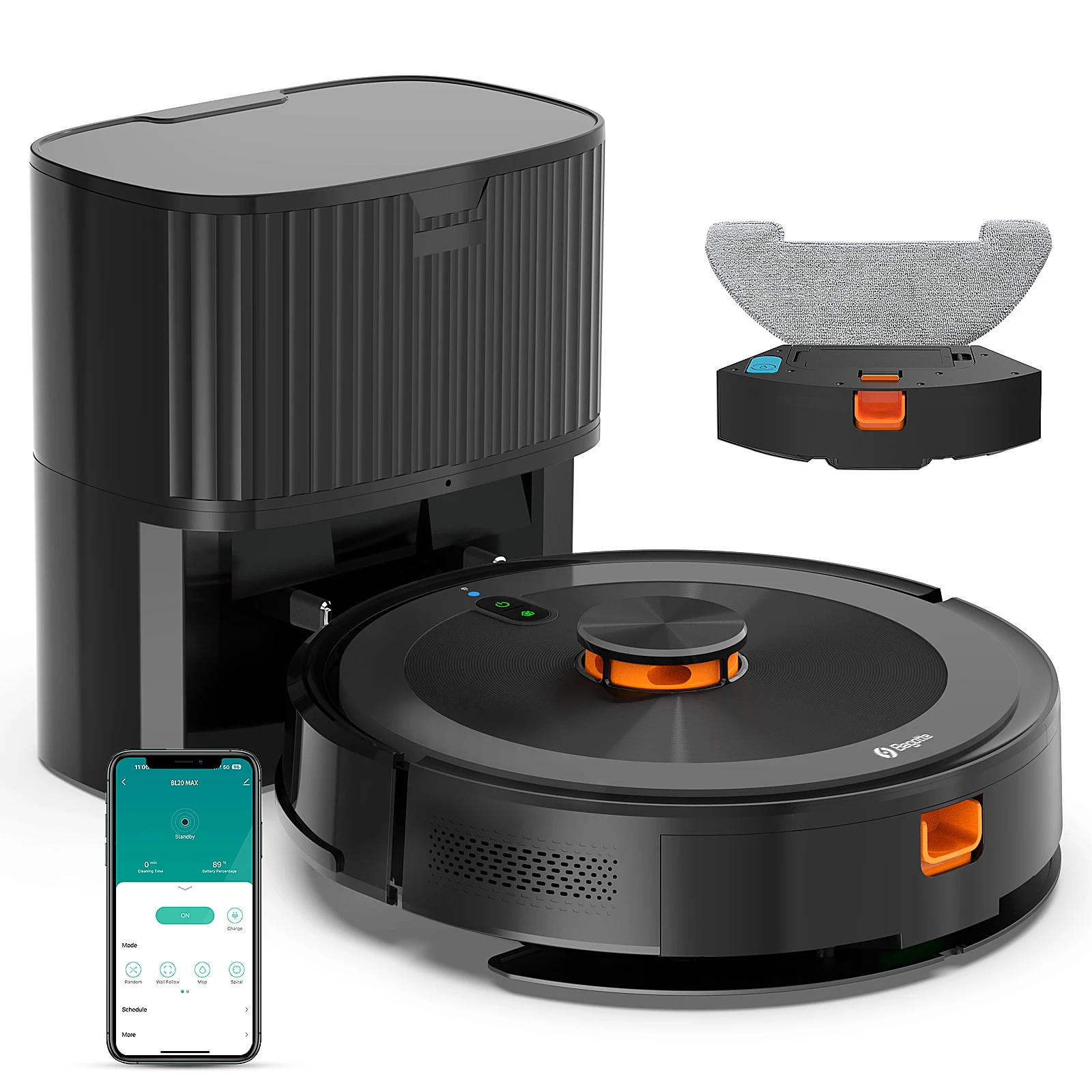 Description Picture 5 of itemMultifunction Floor House Cleaning MoppingSelf-emptying Dustbin Sweeping Aspirateur Aspiradora Robot Vacuum Cleaner