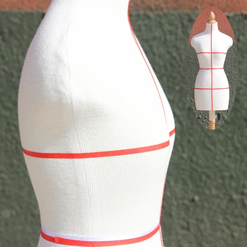 Description Picture 5 of item3mm*20m Draping Tape for Clothes Mannequin Pattern Making Sewing Graphic Chart Art Tape Grid Lining Tape for White Board 1pcs