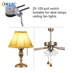 1/2PCS Universal Wall Light Pull Switch Home Ceiling Fan Lamp Pull Chain Cord Switch Set Replacement Tools 3A 250VAC 6A 125VAC