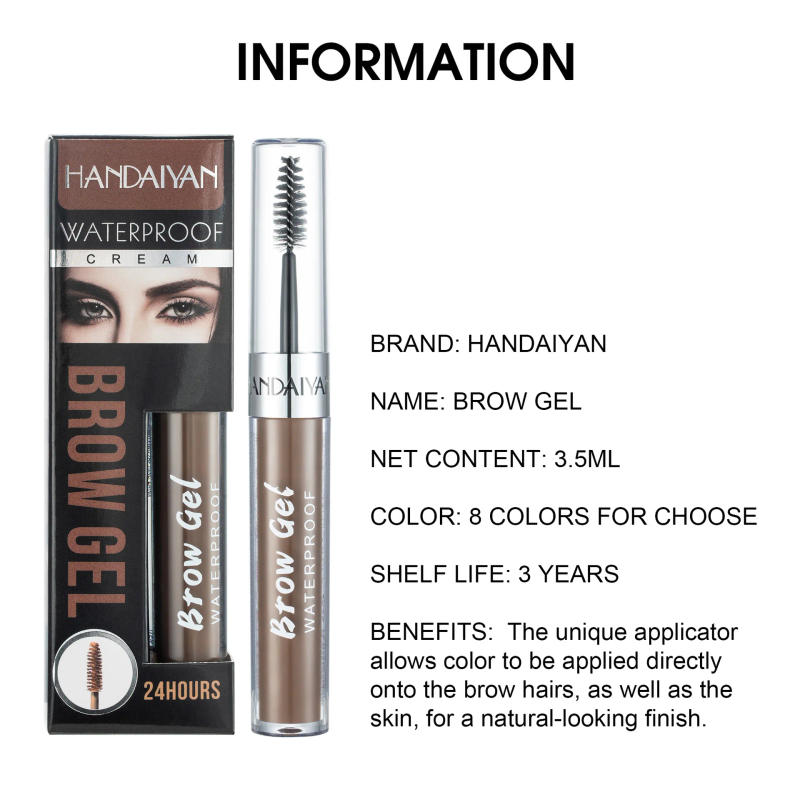 Description Picture 3 of itemEyebrows Gel Pen Eyebrow Cream Long Lasting Waterproof Tattoo Liquid Black Eye Brow Makeup Pencil