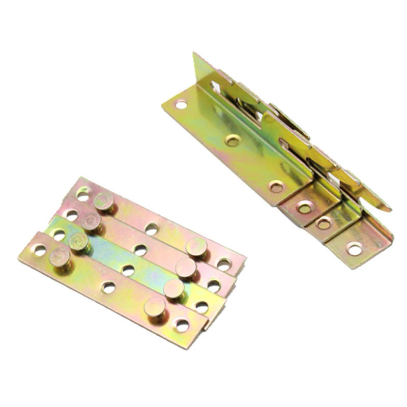 Description Picture 3 of itemBed Rail Hook Bed Rail Bracket Bed Bed Rail Bracket Fixing Connector Non-Mortise Snap Connectors Brass Connection Tone Furniture