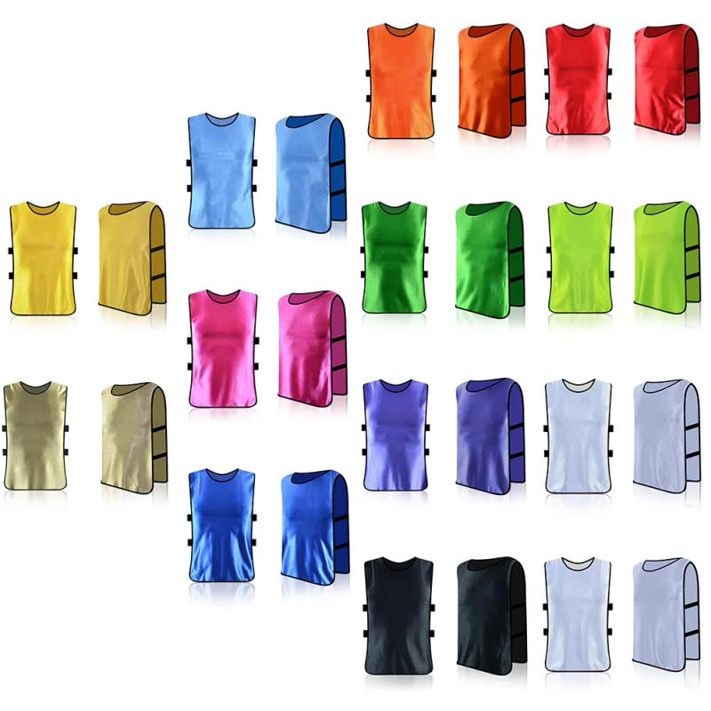 Description Picture 2 of itemKids Cricket Soccer Jersey Sports Vests Training Numbered Bibs Practice Quick-Dry Basketball Football Rugby Team Jersey Polyeste