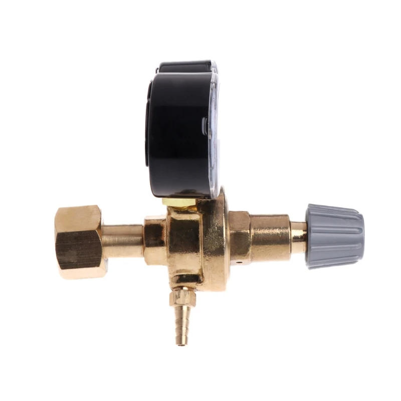 Description Picture 5 of itemArgon CO2 Gauges Pressure Reducer Mig Flow Meter Control Valve Dual Gauge Welding Regulator 108x120x125mm