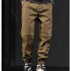 Casual pants men loose-fitting straight-leg casual pants fashion men's leggings fashion men's pants with INS fashion men's pants